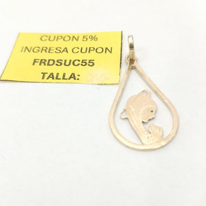 MEDALLA RELIGIOSA ORO 14 K 1,80 GRMS (SEMINUEVO)