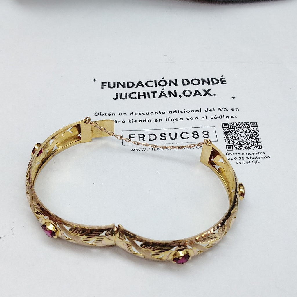 PULSERA RIGIDA ORO 10 K 15.4 GRMS (SEMINUEVO)