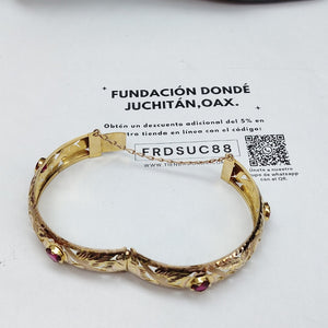 PULSERA RIGIDA ORO 10 K 15.4 GRMS (SEMINUEVO)