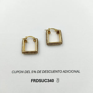 ARRACADAS PAR ORO 14 K 4,60 GRMS (SEMINUEVO)