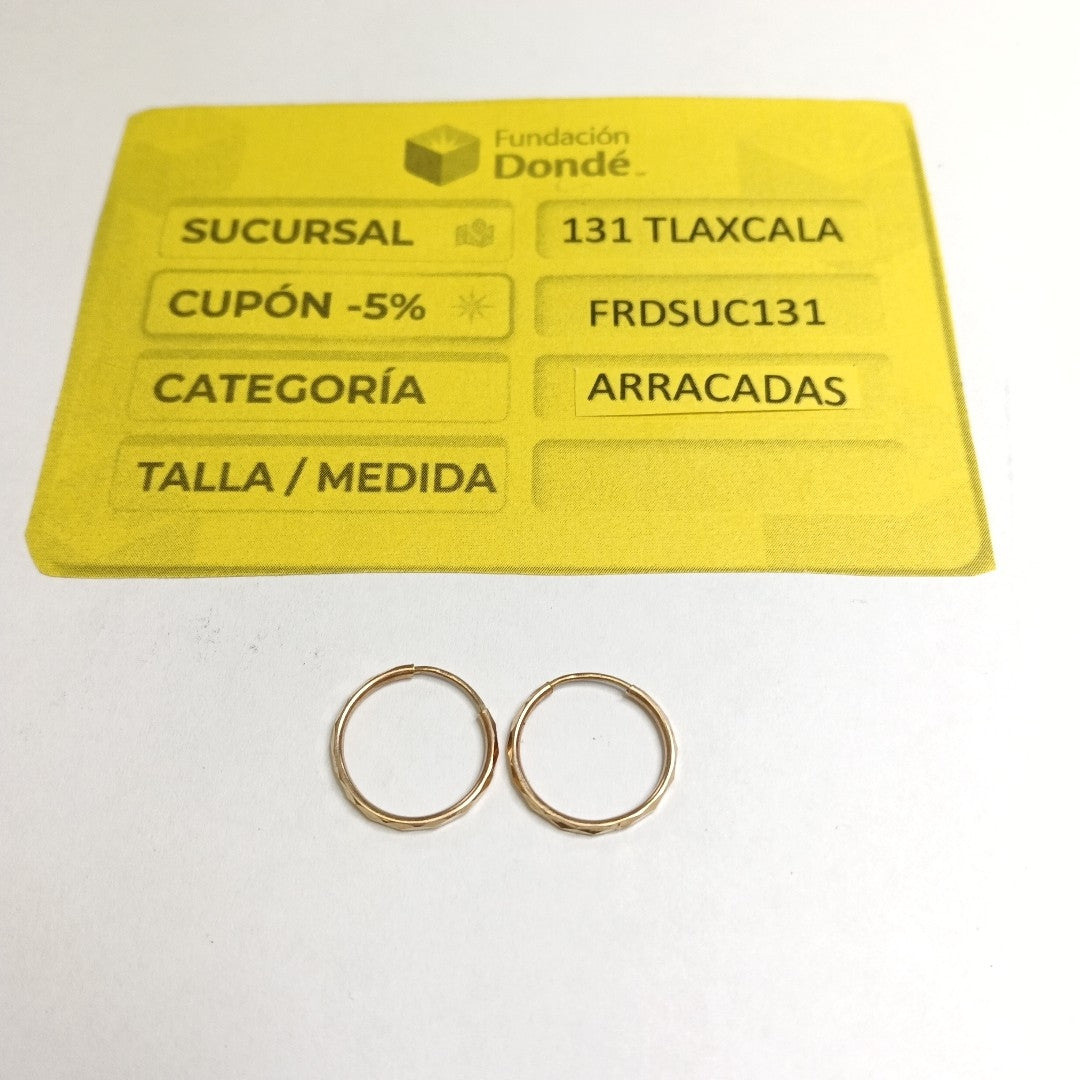 ARRACADAS PAR ORO 10 K 0,60 GRMS (SEMINUEVO)
