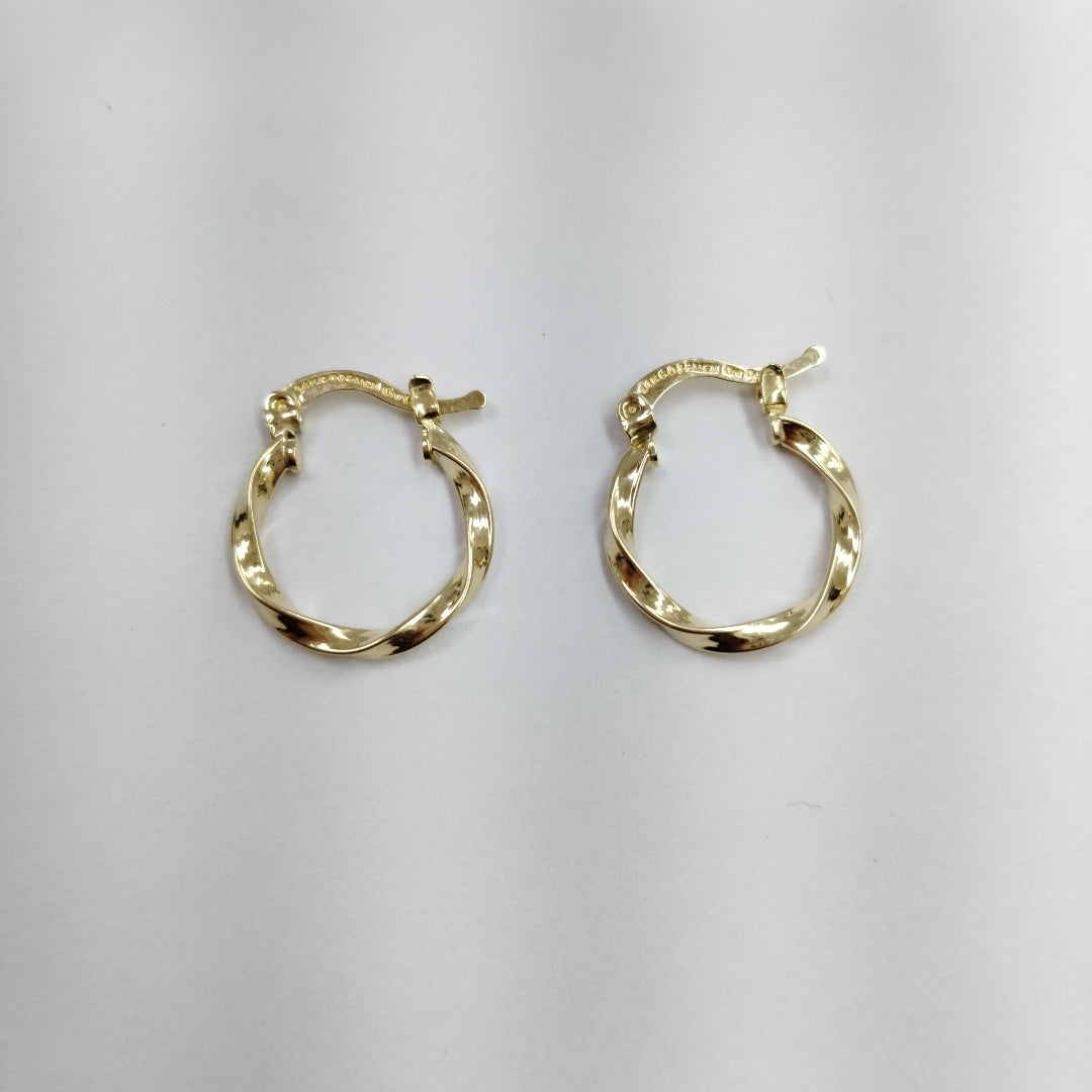 ARETES ARRACADAS TORZAL 14K 1.1 GR (NUEVO)