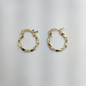 ARETES ARRACADAS TORZAL 14K 1.1 GR (NUEVO)