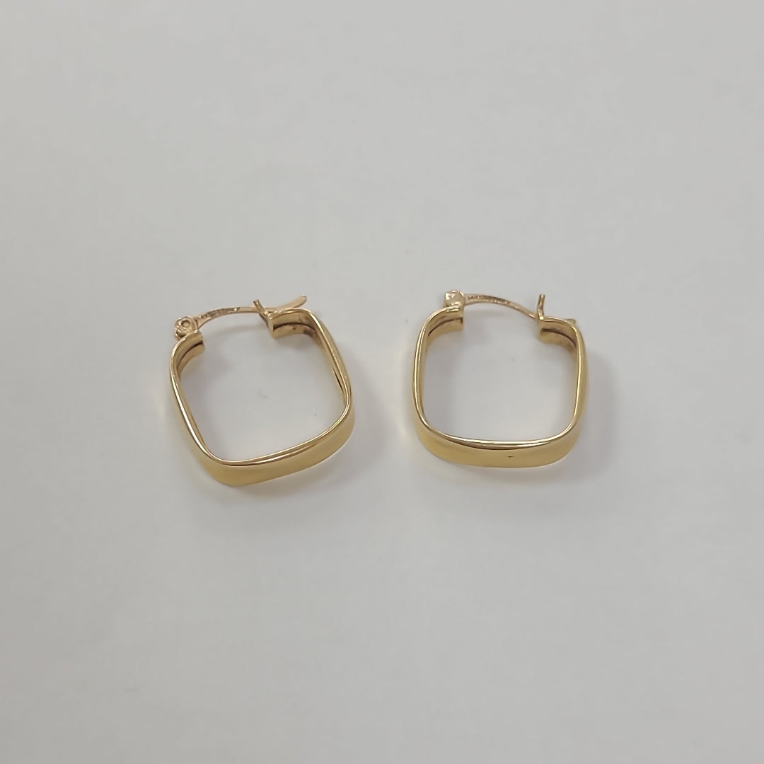 ARRACADAS PAR ORO 14 K 2,60 GRMS (SEMINUEVO)