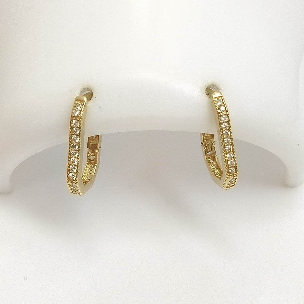 ARRACADAS PAR ORO 14 K 2 GRMS (SEMINUEVO)