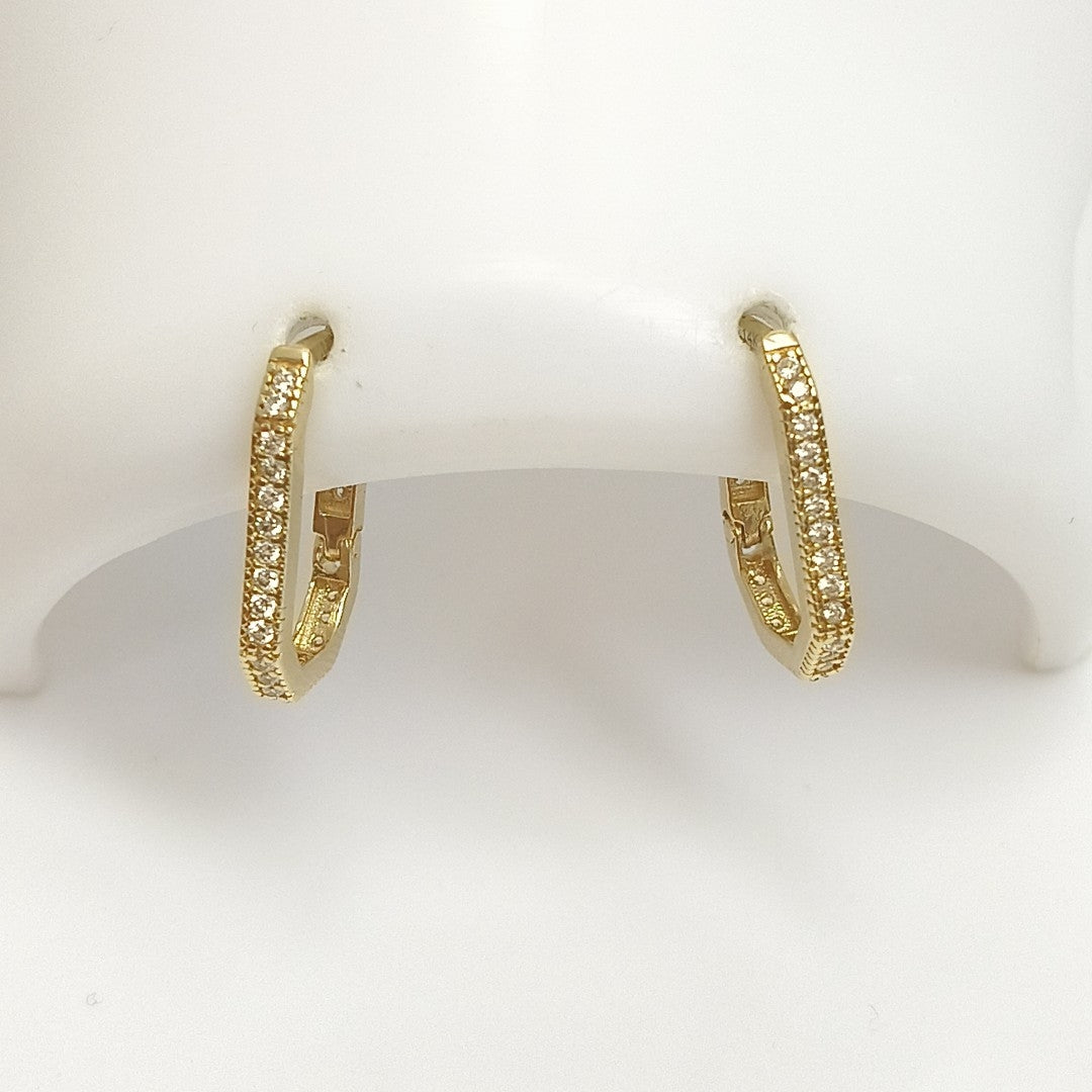 ARRACADAS PAR ORO 14 K 2 GRMS (SEMINUEVO)