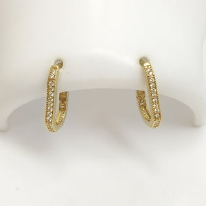 ARRACADAS PAR ORO 14 K 2 GRMS (SEMINUEVO)