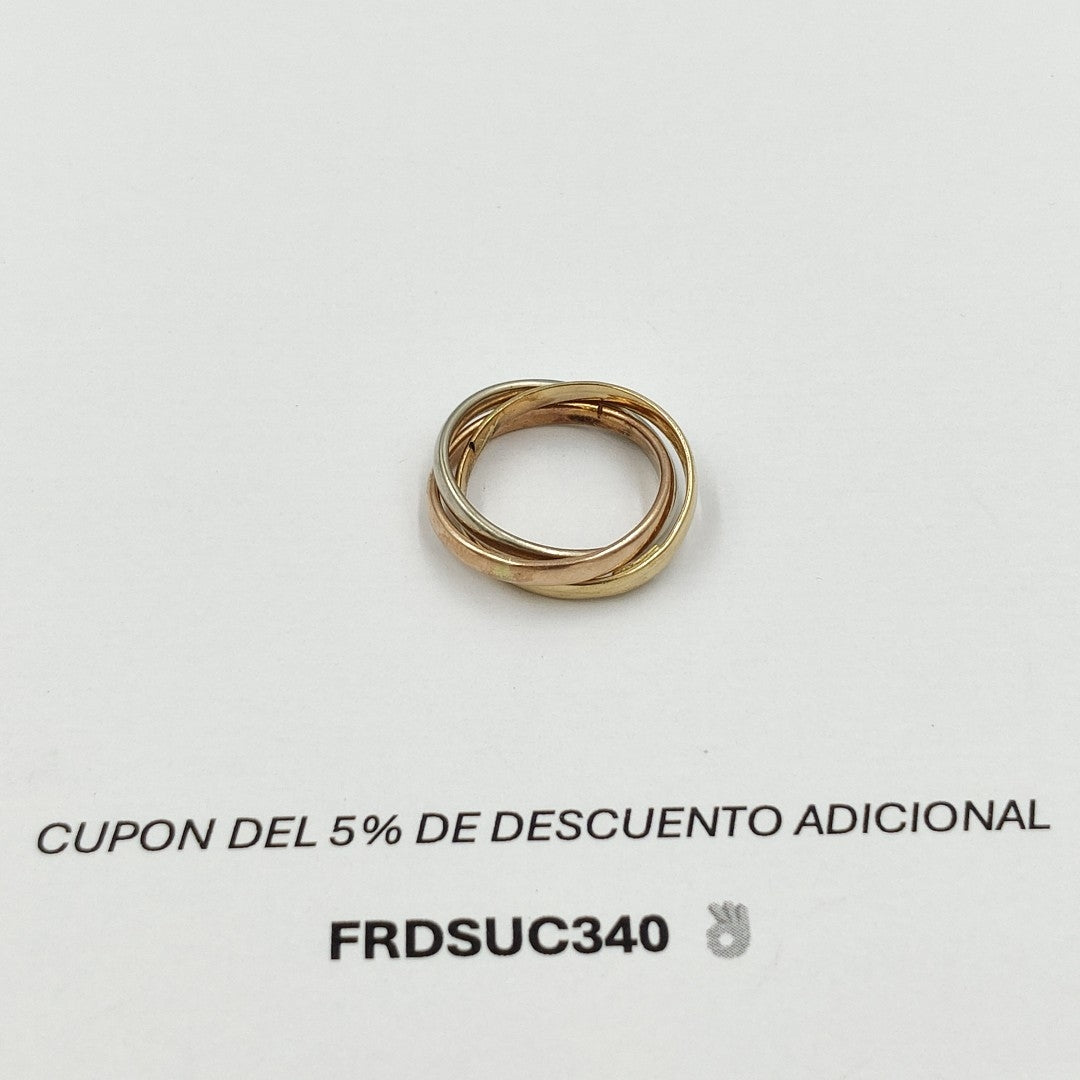 ANILLITO ORO,ORO COMBINADO 10 K 4,20 GRMS (SEMINUEVO)