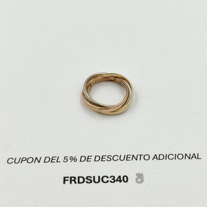 ANILLITO ORO,ORO COMBINADO 10 K 4,20 GRMS (SEMINUEVO)