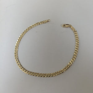 PULSERA BARBADA 14K 18 CM 3.2 GR (NUEVO)