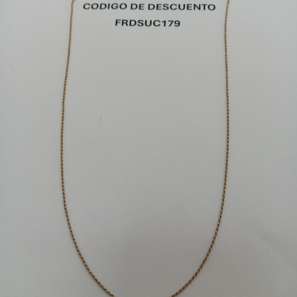 CADENA ORO 14 K 2,90 GRMS (SEMINUEVO)
