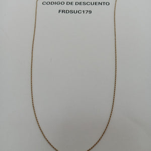 CADENA ORO 14 K 2,90 GRMS (SEMINUEVO)