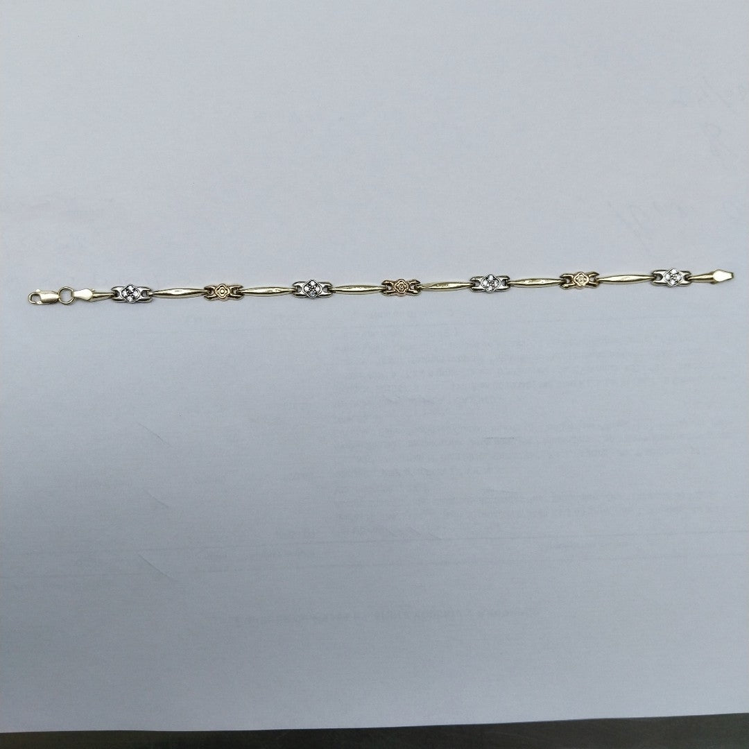 PULSERA ORO, RODIADO 14 K 3 GRMS (SEMINUEVO)