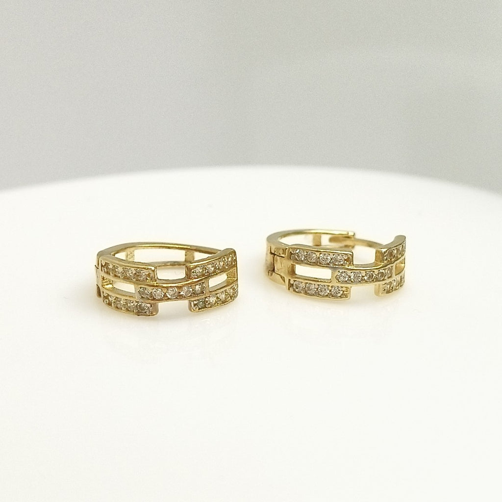 ARRACADAS PAR ORO 14 K 2,20 GRMS (SEMINUEVO)
