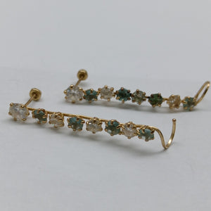 ARETES PAR ORO 14 K 1,40 GRMS (SEMINUEVO)