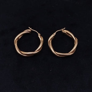 ARRACADAS PAR ORO 10 K 3,30 GRMS (SEMINUEVO)
