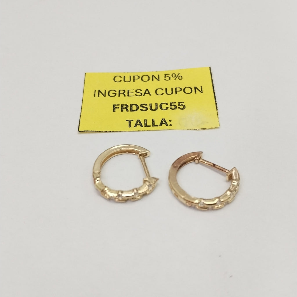 ARRACADAS PAR ORO 10 K 1,50 GRMS (SEMINUEVO)
