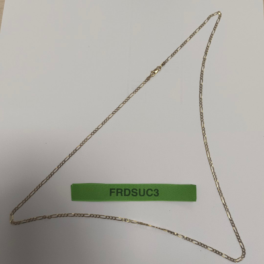 CADENA 3X1 DIAMANTADA 14K 60 CM 5.1 GR (NUEVO)