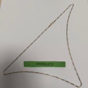 CADENA 3X1 DIAMANTADA 14K 60 CM 5.1 GR (NUEVO)