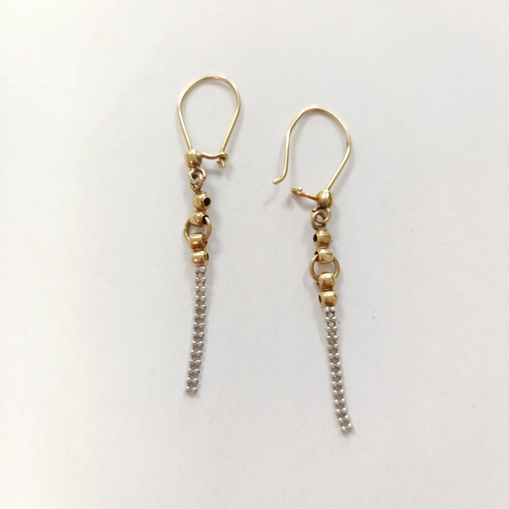 ARETES PAR ORO 14 K 1,50 GRMS (SEMINUEVO)