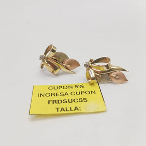 ARETES PAR ORO 14 K 4,40 GRMS (SEMINUEVO)