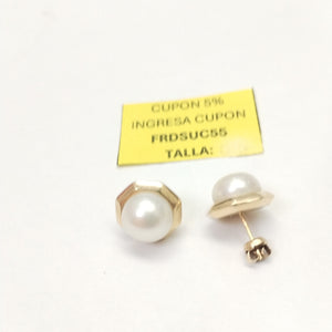 BROQUELES PAR ORO 14 K 3,50 GRMS (SEMINUEVO)