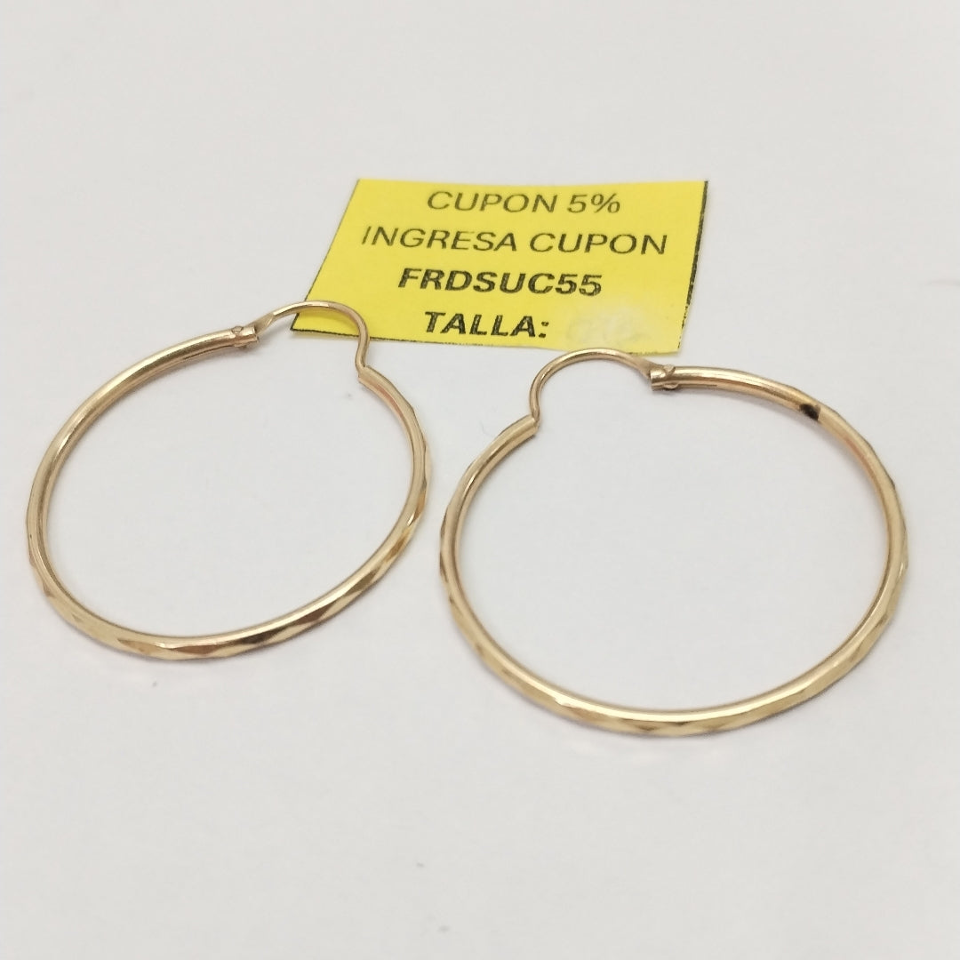 ARRACADAS PAR ORO 14 K 2,40 GRMS (SEMINUEVO)