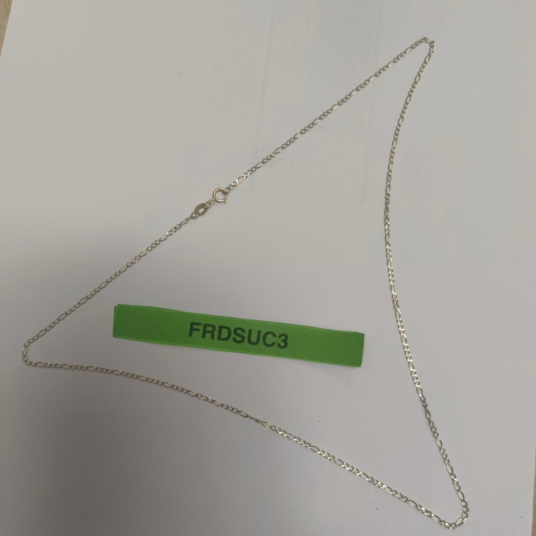 CADENAS TEJIDO 3X1 ORO 10K 55 CM 2.1 GR (NUEVO)
