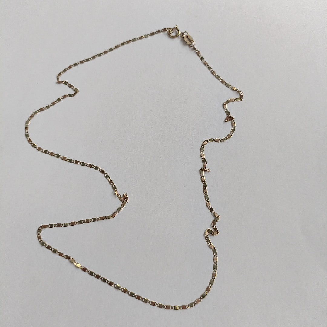 CADENA ORO COMBINADO 10 K 1,50 GRMS (SEMINUEVO)