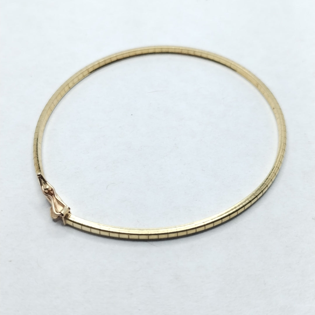 PULSERA RIGIDA ORO 14 K 5.8 GRMS (SEMINUEVO)