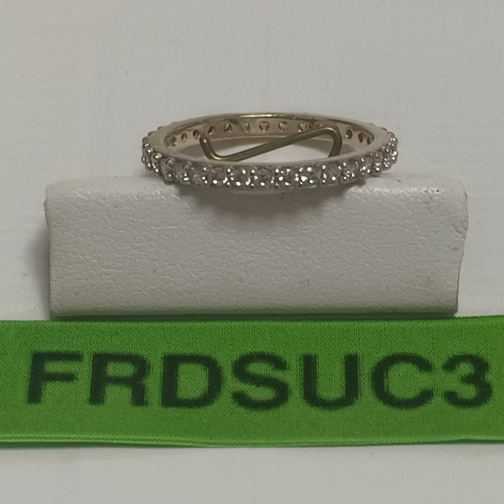 ANILLO ANILLITO CHURUMBELA C CIRCONIAS 14K 6.5 TALLA 2 GR (NUEVO)