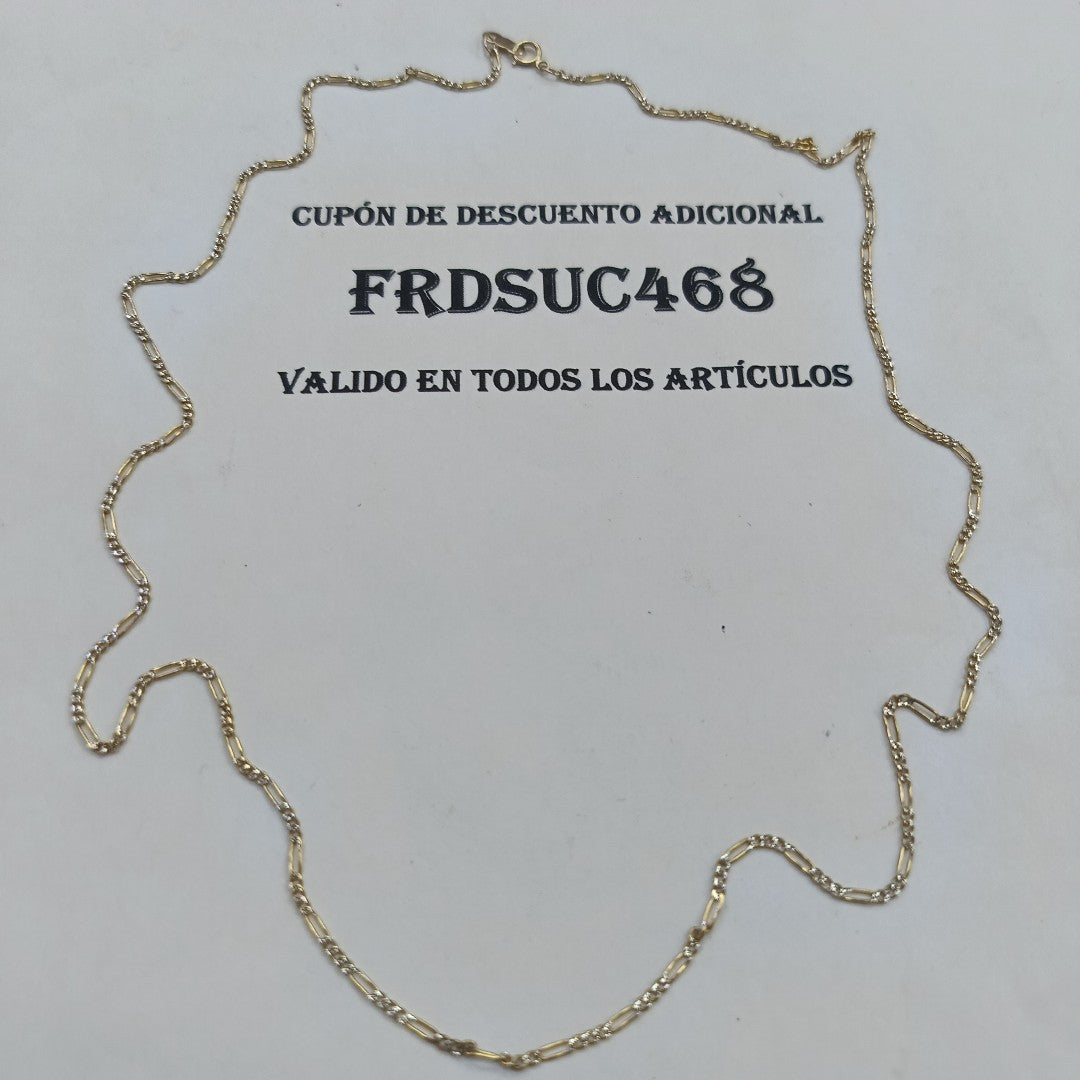 CADENA ORO,RODIADO 10 K 3,50 GRMS (SEMINUEVO)