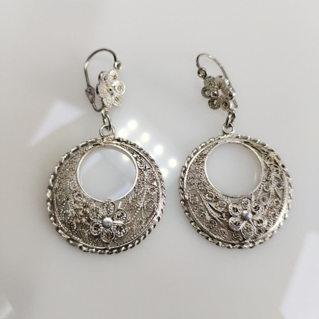 ARETES PAR PLATA 17.4 GRMS (SEMINUEVO)