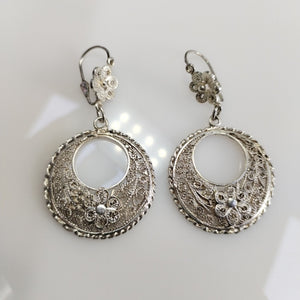 ARETES PAR PLATA 17.4 GRMS (SEMINUEVO)