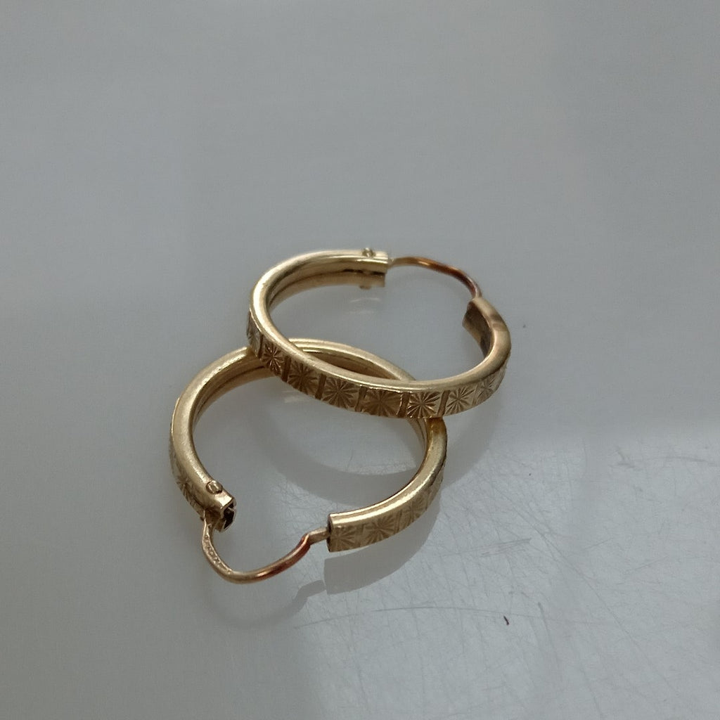 ARETES PAR ORO 10 K 2 GRMS (SEMINUEVO)