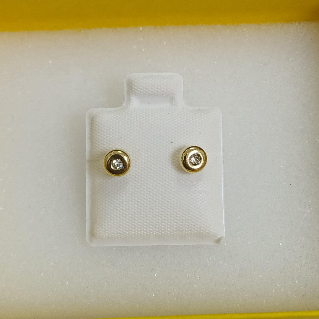BROQUELES BROQUEL C CIRCONIA 14K 0.27 GR (NUEVO)