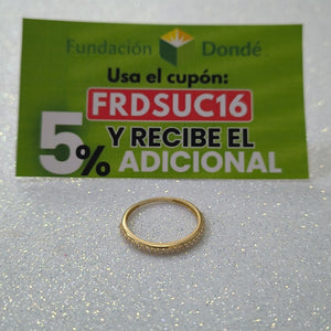 ANILLOS DAMA ORO 14K 1.4 (NUEVO)
