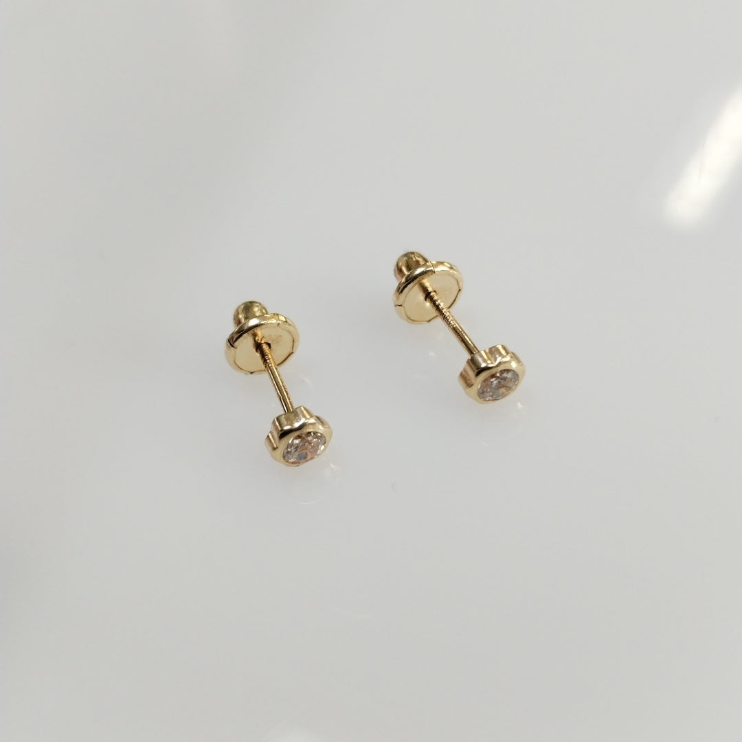 BROQUELES PAR ORO 14 K 0,40 GRMS (SEMINUEVO)