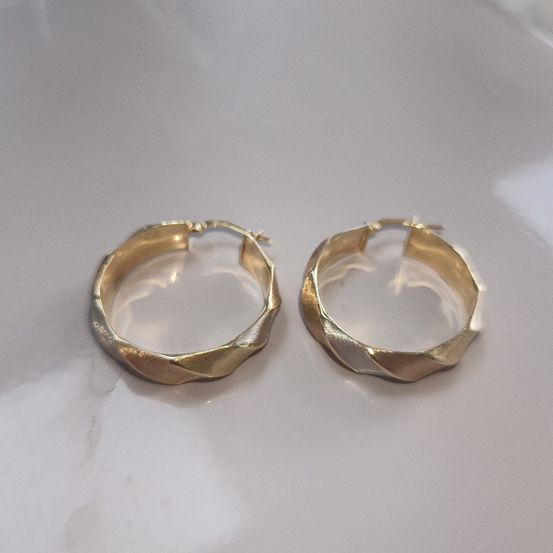 ARRACADAS PAR ORO 14 K 4,40 GRMS (SEMINUEVO)