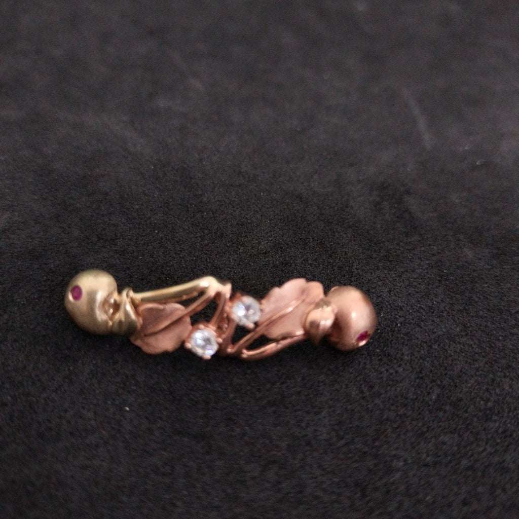 DIJE ORO COMBINADO 14 K 3,40 GRMS (SEMINUEVO)