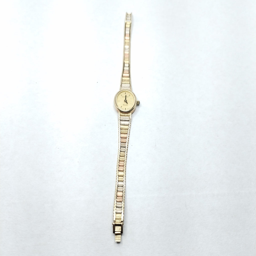 RELOJ CAJA ACERO PULSO ORO ORO 14 K 18.9 GRMS (SEMINUEVO)