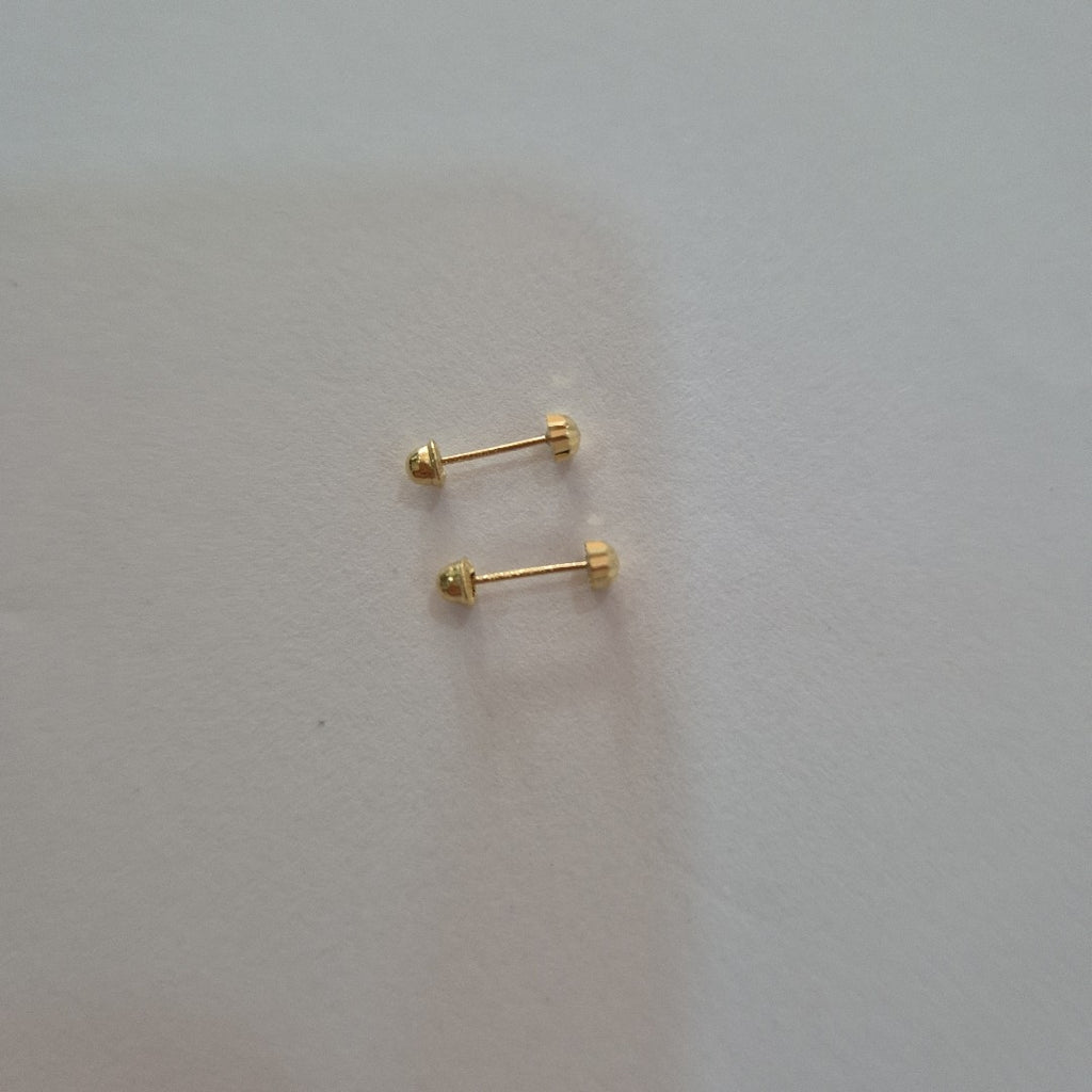 BROQUELES BROQUEL FIG HONGO 14K 0.17 GR (NUEVO)