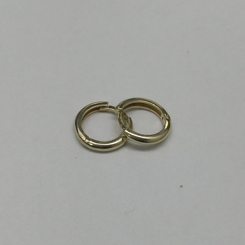 ARETES ARRACADAS LISAS 10K 1.1 GR (NUEVO)