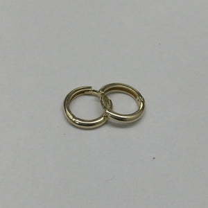 ARETES ARRACADAS LISAS 10K 1.1 GR (NUEVO)