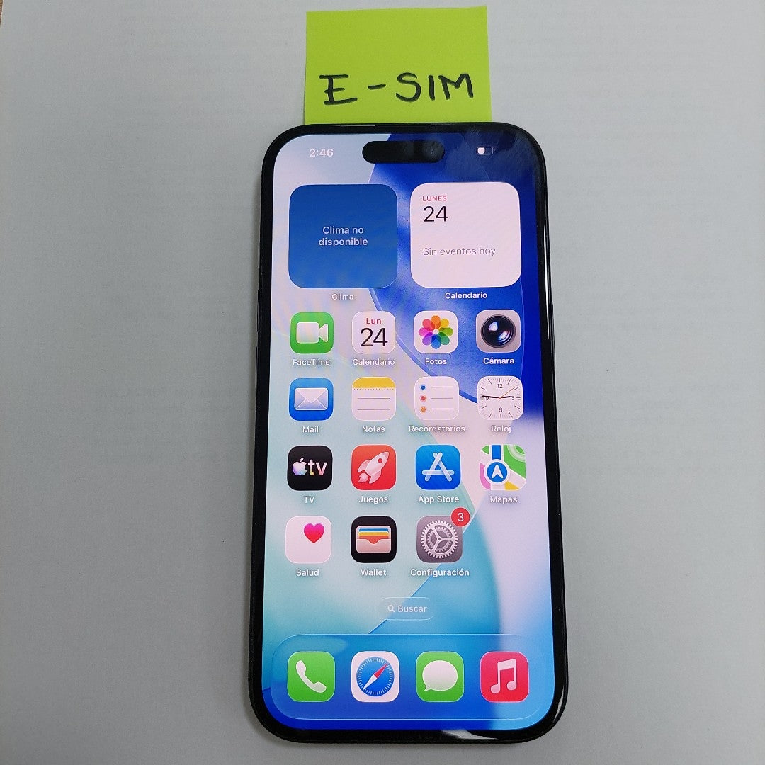 CELULAR APPLE IPHONE 16 A3081 (2024) 128 GB 8 GB RAM (SEMINUEVO)