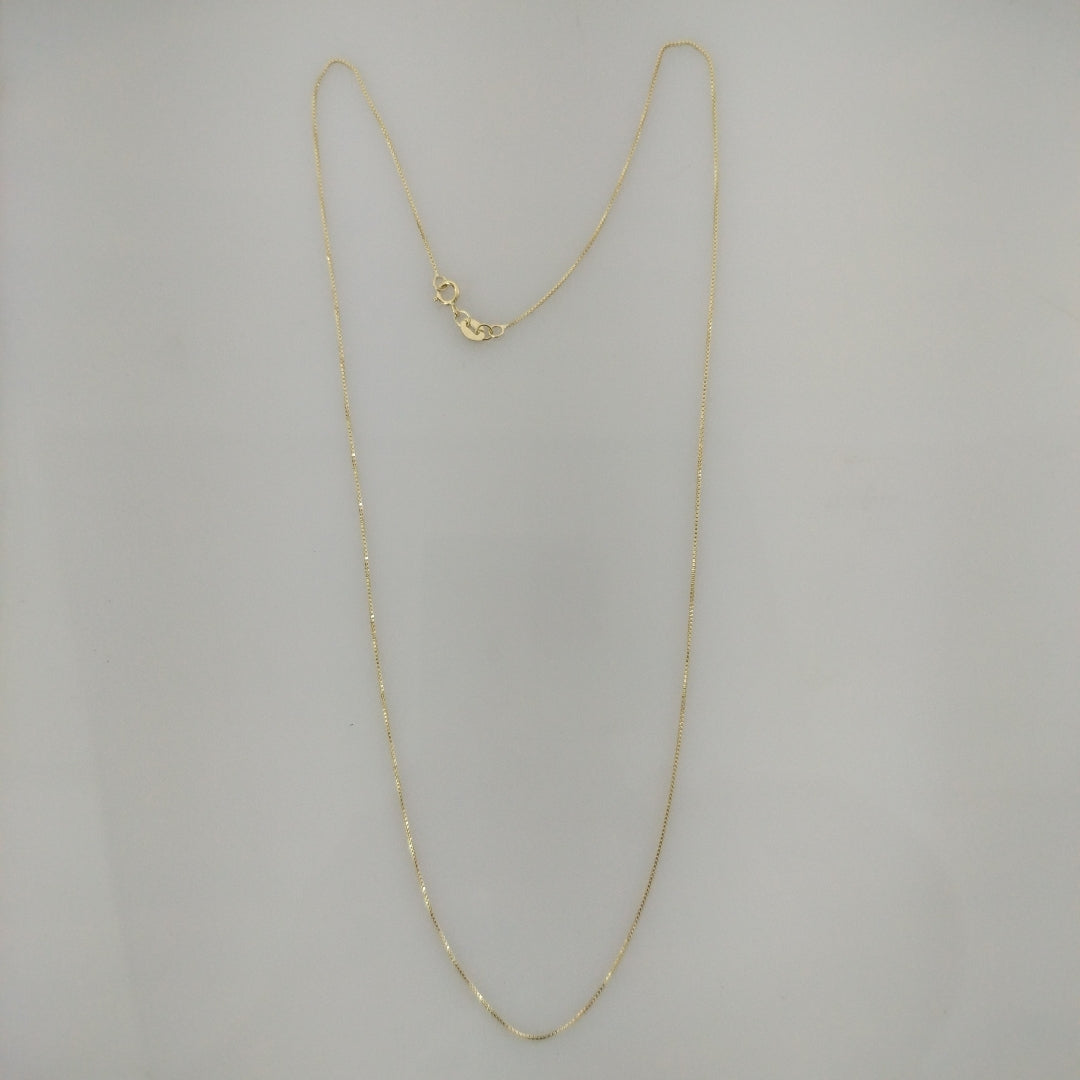 CADENA VENECIANO 14K 55 CM 1.7 GR (NUEVO)