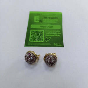 BROQUELES PAR ORO 14 K 7.4 GRMS (SEMINUEVO)