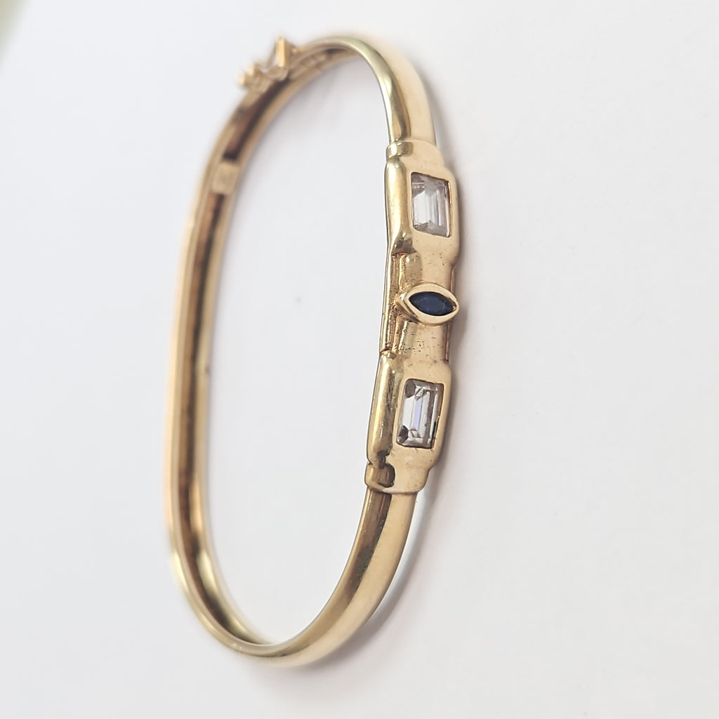 PULSERA RIGIDA ORO 14 K 12 GRMS (SEMINUEVO)
