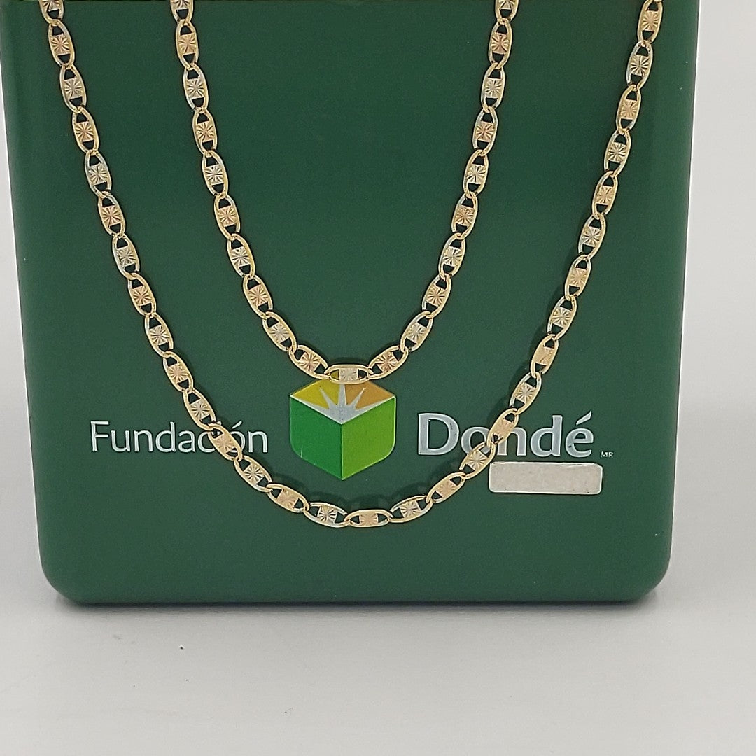 CADENA ORO,ORO COMBINADO 14 K 4,30 GRMS (SEMINUEVO)