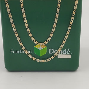 CADENA ORO,ORO COMBINADO 14 K 4,30 GRMS (SEMINUEVO)